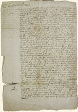 Mary's death warrant